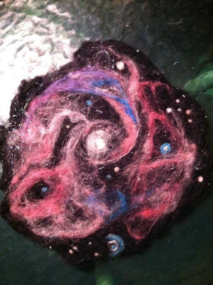 Needle Felted Nebula One