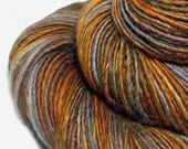 Handspun Yarn Gently Thick and Thin Single Blue Faced Leicester 'Alchemist's Trials'