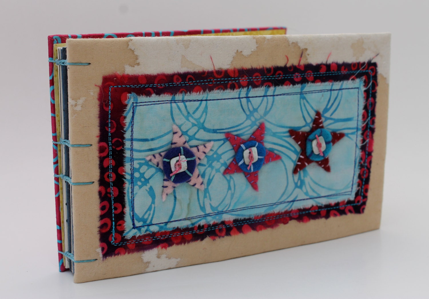 Handmade, Recycled Gratitude Journal '3 Sisters'