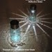 Hanging Mason Jar Lights 4 Ball Mason Jar Solar Lights, Outdoor Garden Quart Aqua Blue Glass Antique Hanging Lanterns, Gifts