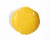 Lemon Marigold Yellow Soap Dish - spoon rest or trinket plate. Handmade pottery by Janelle Beaulieu  - home decor, catch all, ring saver