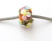 Spring flowers Chintz bracelet Bead