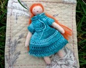 Waldorf Inspired Doll : A Little Gingery With A Blanket