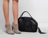 Leather Handbag - OPELLE Baby Botanist Bag - in Pebbled Leather NEW Spring 2011