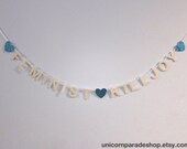 Custom Colour The Littlest Killjoy Glitter Banner, New Colours Available