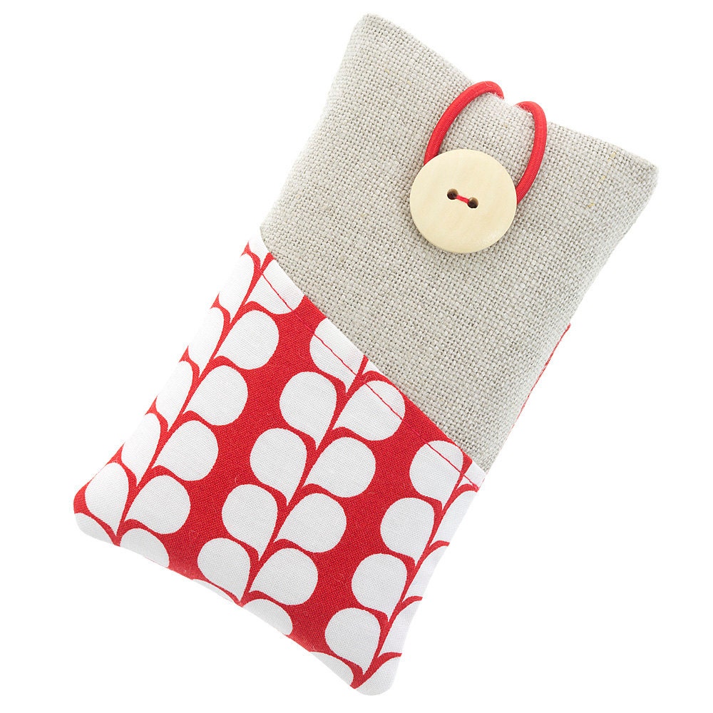 Fabric iPhone 5 case / iPhone 4 case / iPod sleeve / cell phone protector