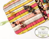 Jewelry Travel Case PDF Sewing Pattern - Free Shipping - By BlissfulPatterns
