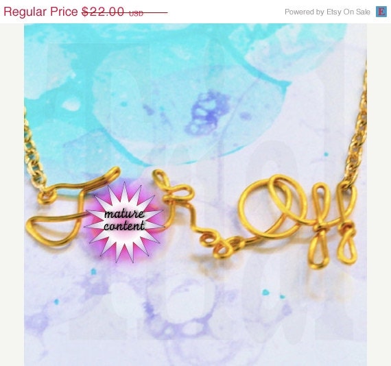 Memorial Day Weekend Sale Fuck Off Necklace - Offensive Obscene Cuss Word Attitude Jewelry