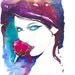 Original Fashion Watercolor Illustration. Titled: Ross