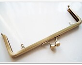 8 inch anti brass rectangle metal purse frame, clutch frame, kiss lock frame, bag frame, bag hardware, bag making wholesale
