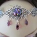 Swarovski Circlet of the Amethyst Royal Elven Celtic Druid LARP Brial Renaissance