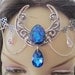 Mermaid's Circlet of the Lunar Tide Elven Celtic Druid LARP Bridal Renaissance