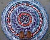 Fire & Ice Recycled Rag Rug