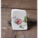 Vintage China Cocktail Ring, Shabby, Chic, Porcelain Rose Ring, Recycled China, Eco Friendly, Upcycled, Repurposed, Statement Jewelry