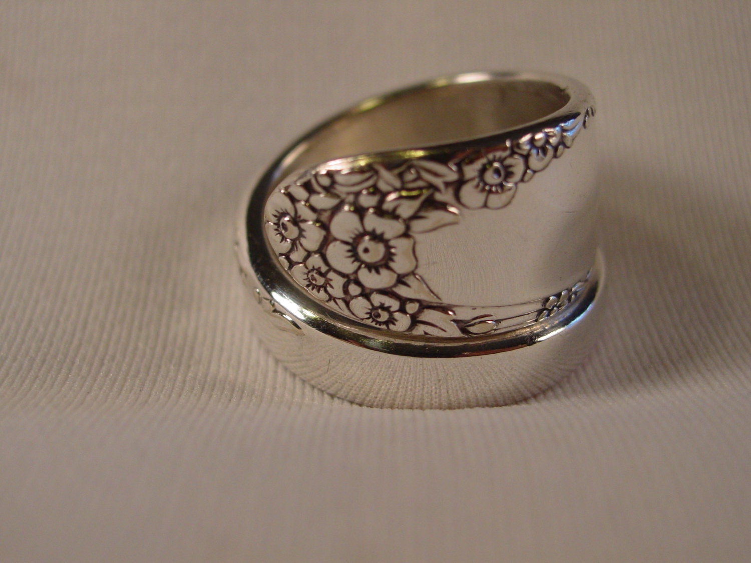 A Spoon Rings Plus Beautiful Wrapped Spoon Ring Size 12 1/2 Antique Fork and Spoon Jewelry t69