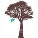 Personalized Wedding Gift Personalized Paper wedding anniversary gift engagement or bridal gift Love birds in a tree Wedding Gift