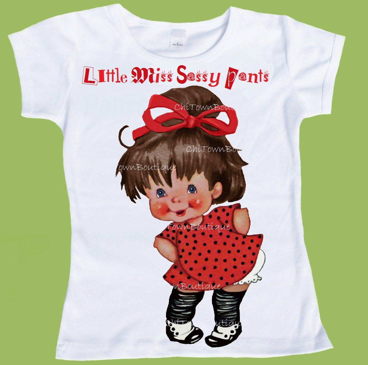 Original Little Miss Sassy Pants One Piece Baby,Tank or tshirt by ChiTownBoutique.etsy