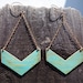Single Chevron Earrings