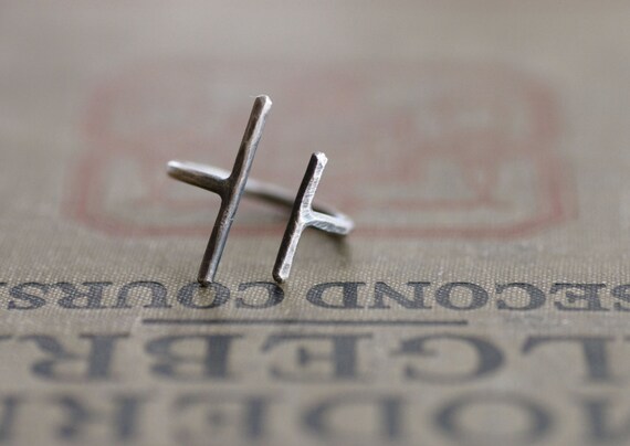 Parallel Bars - Sterling Silver Ring - Made to Order