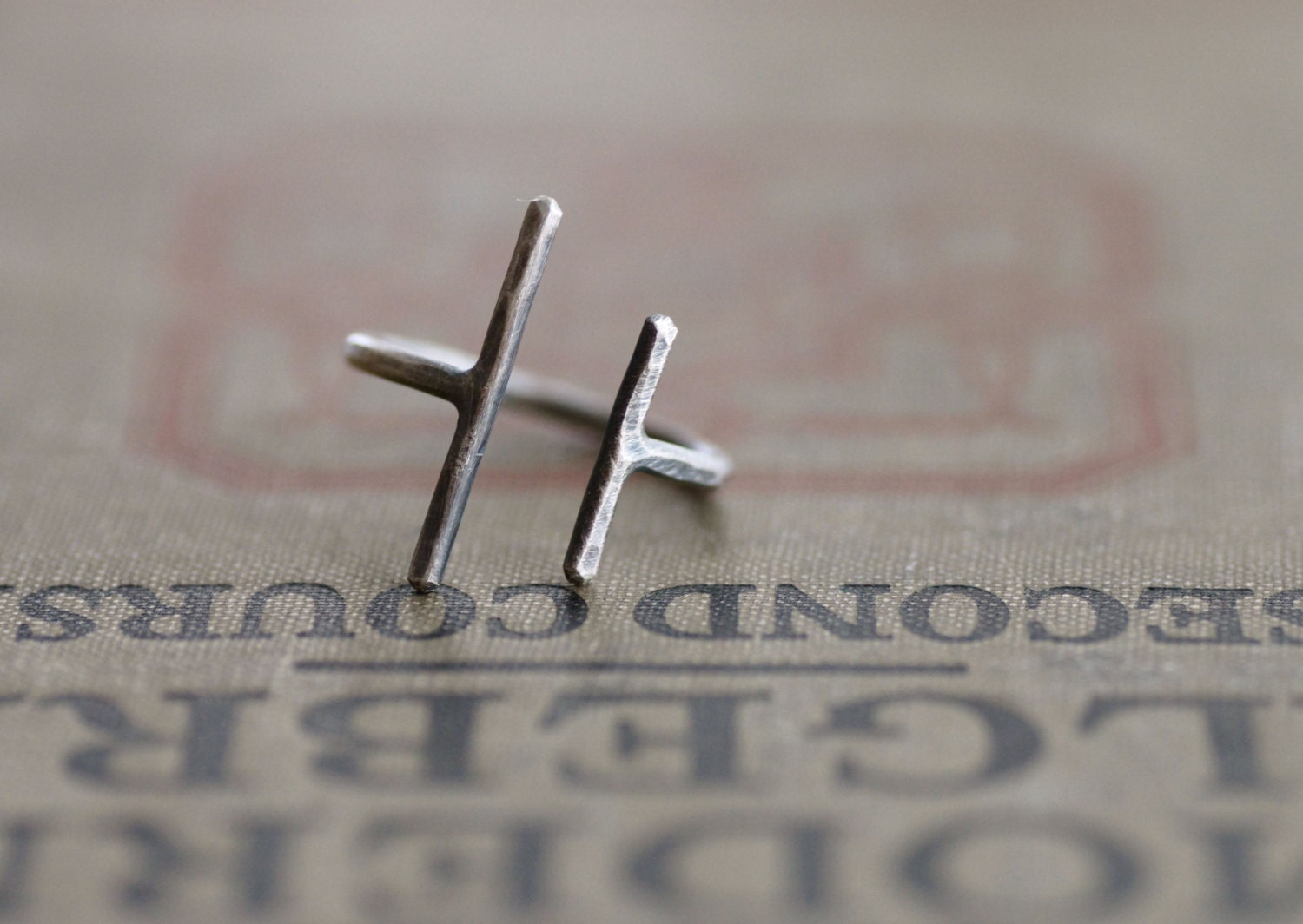 Parallel Bars - Sterling Silver Ring - Made to Order