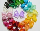 Girls Hair Bow Set Childrens Medium Kids Boutique Fashion Hair Clip Hairbows Hair accessories (Set of 18)