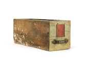 vintage x-large wooden hardware store drawer - no. 2