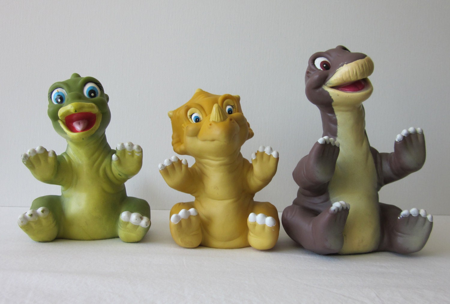 Land Before Time Hand Puppets from Pizza Hut