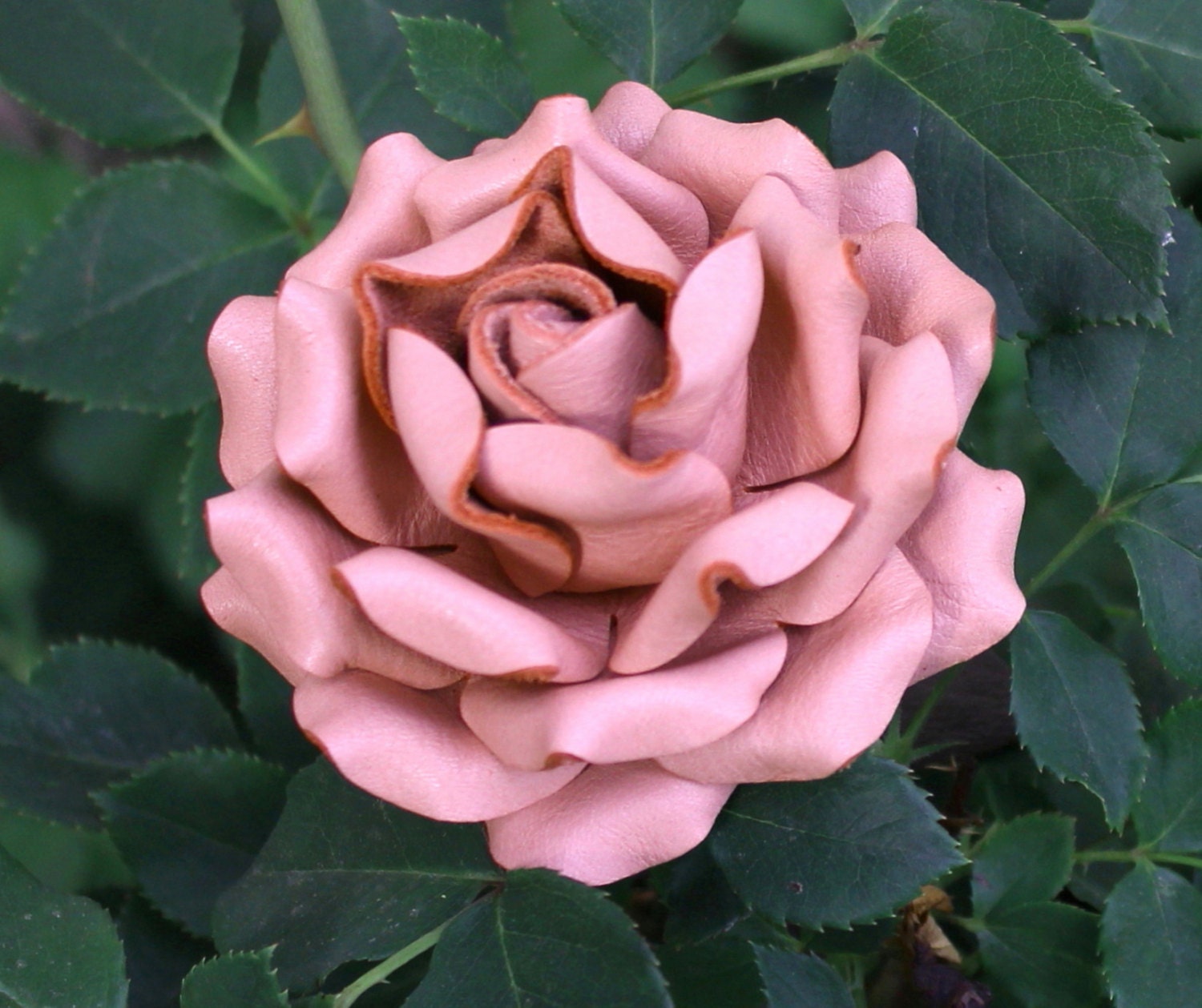 Buy 3rd anniversary gifts - Pastel Pink Leather Rose, Wedding/3rd Anniversary Gift Long Stem Flower Valentine's Day 3rd Leather Anniversary
