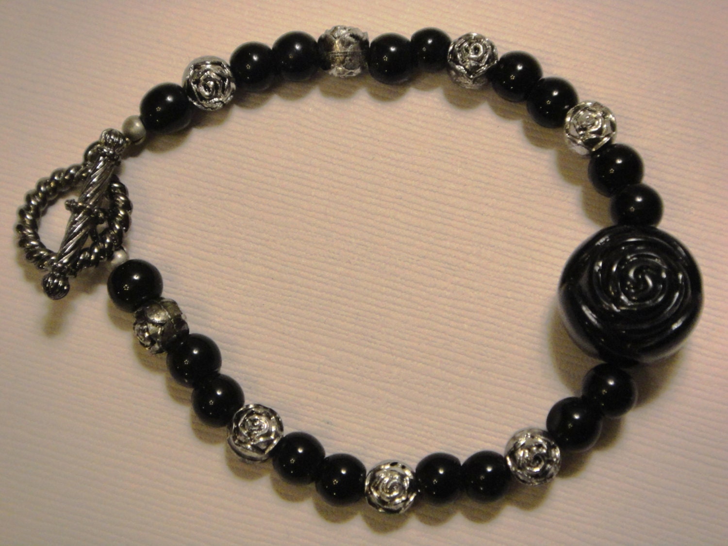 Charming Blackness bracelet and earring set