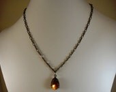 Art Deco style necklace - "Cancelled Stamp" from my Gatsby collection