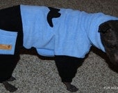 Appliqued Fleece Sweater  Jogger for all small dogs.