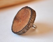 beautiful wood ring . . . lacy beech tree branch. . .  made with love