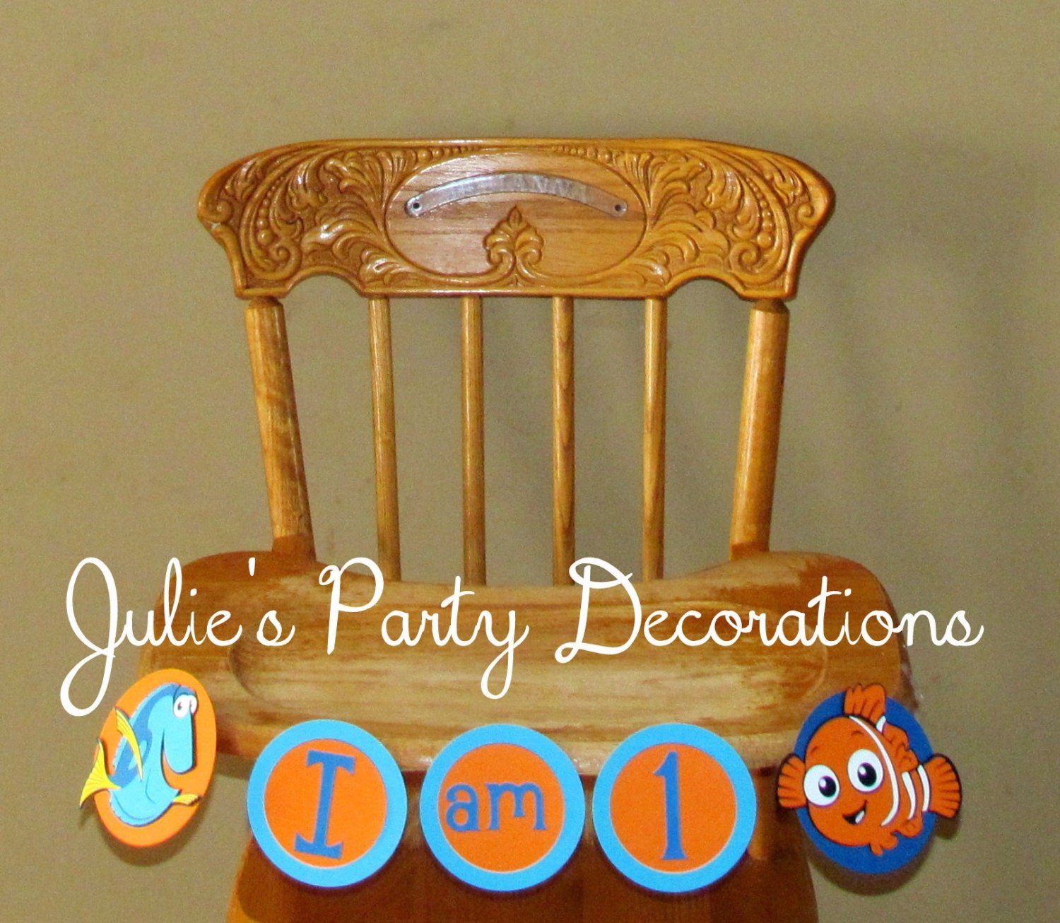 Finding Nemo High Chair Banner