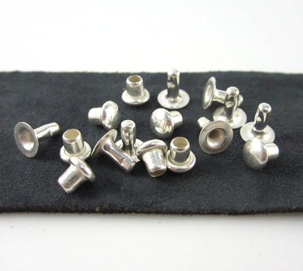New- TierraCast Leather Findings Line-10 Silver TierraCast 4 mm Rivet Sets