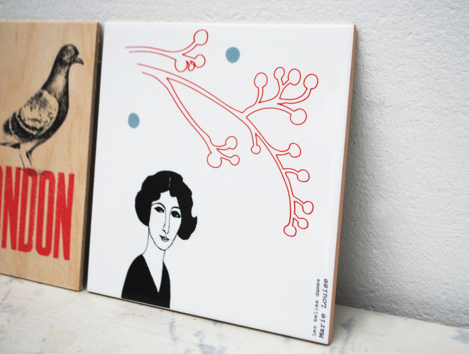 Marie Louise, ceramic tile