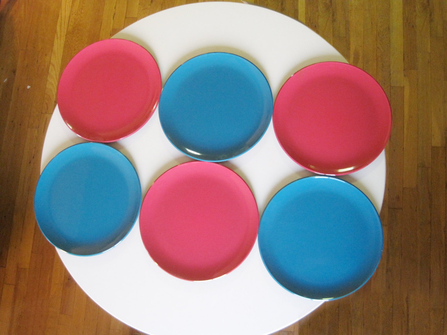 LACQUER Plates 1960s Japan Unused MAGENTA and CYAN