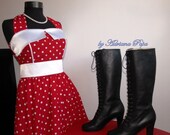 SALE  Victorian Boots in Black Leather Lace up and High Heels Ankle boots Sale only for size 5, 6, 7 US