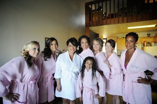 7 Monogrammed Spa Robes Bridesmaids gift Personalized Free embroidery Custom Made