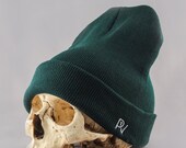 Forest Green Embroidery PV Beanie