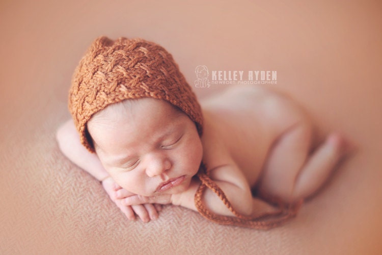 Savile Row Newborn Bonnet
