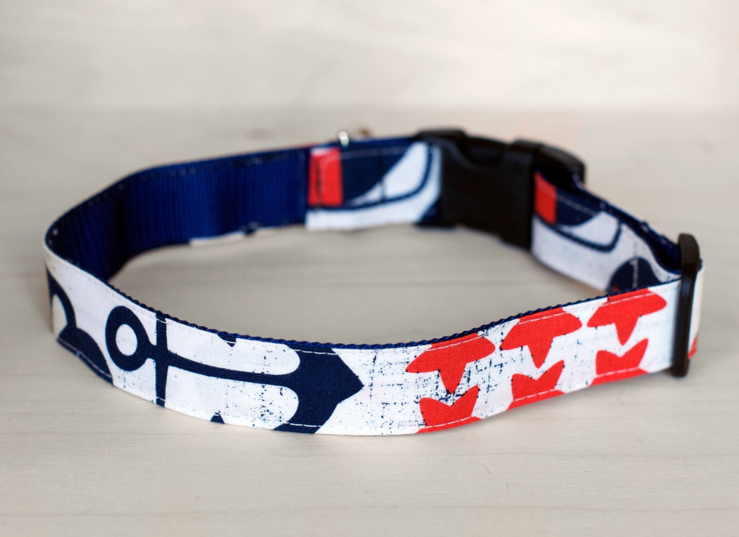 Nautical Dog Collar