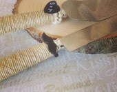 Cake Cutting Cake Server set with an Updated Mustache Flair