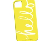 iPhone 4 or 5 case - Hello Handwriting