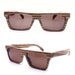 KNIGHT handmade vintage zebra wood glasses eyeglasses with prescription lenses