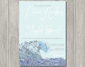 Under the Sea - Printable Wedding Invitation for a beach wedding