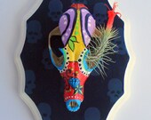 Skull Painting Day of the Dead Dia de los Muertos Hand painted