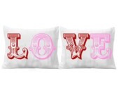 LOVE Personalized Pillow case Valentines Personalized Pillow Case Il_170x135