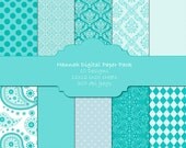 HANNAH Digital Paper Pack for Photographers, Scrapbooking, Card Making