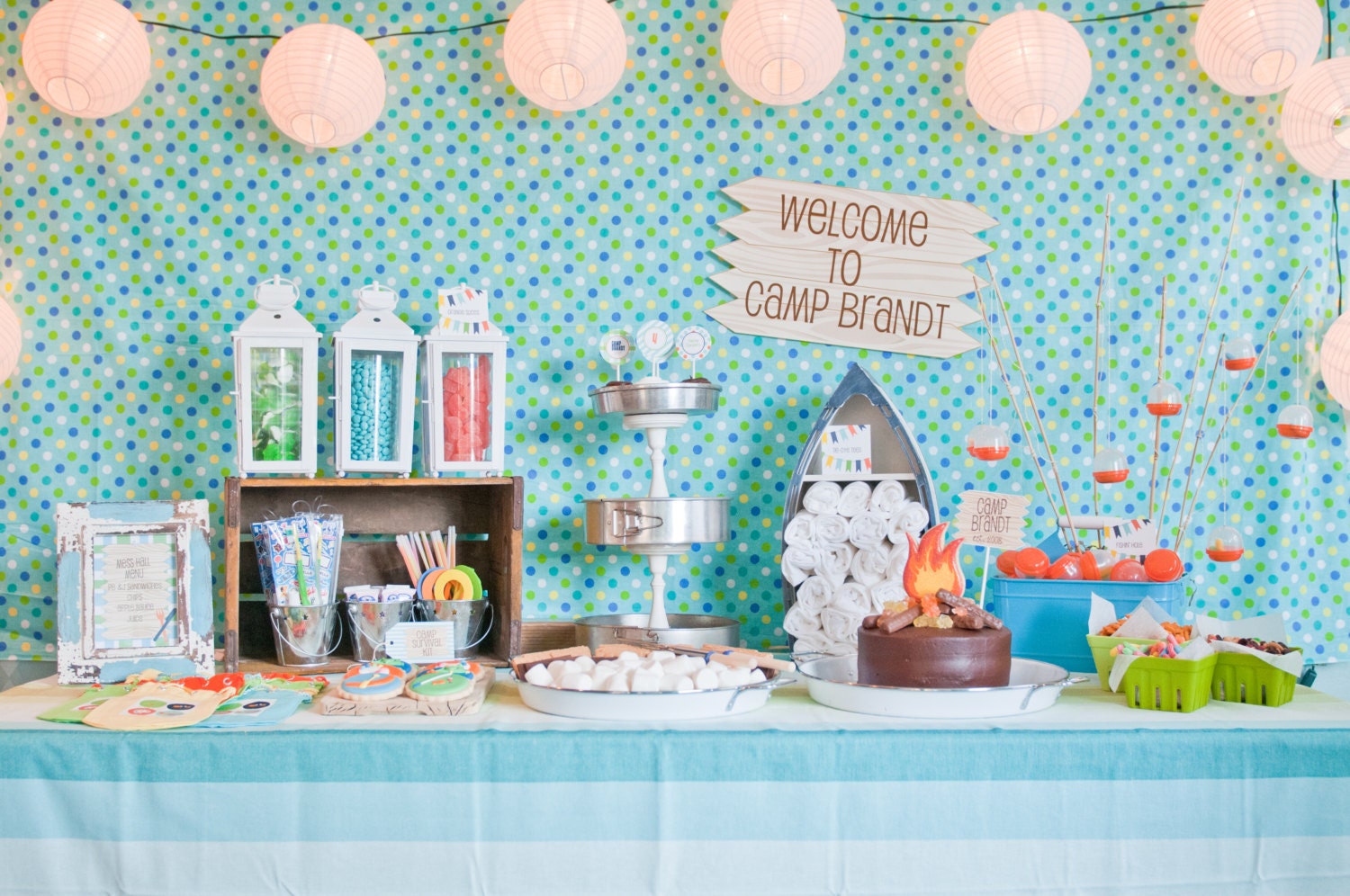 Summer Camp/Camping Printable Party Collection - As Seen On Hostess With The Mostess - Petite Party Studio Il_170x135