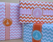 Pink Chevron Premium Wrapping Paper